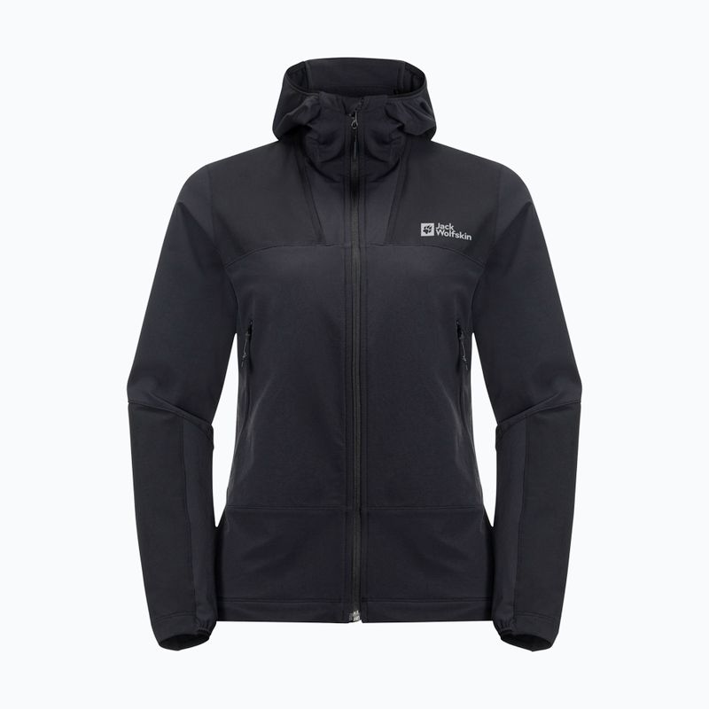 Jack Wolfskin női softshell kabát Andur fekete 6