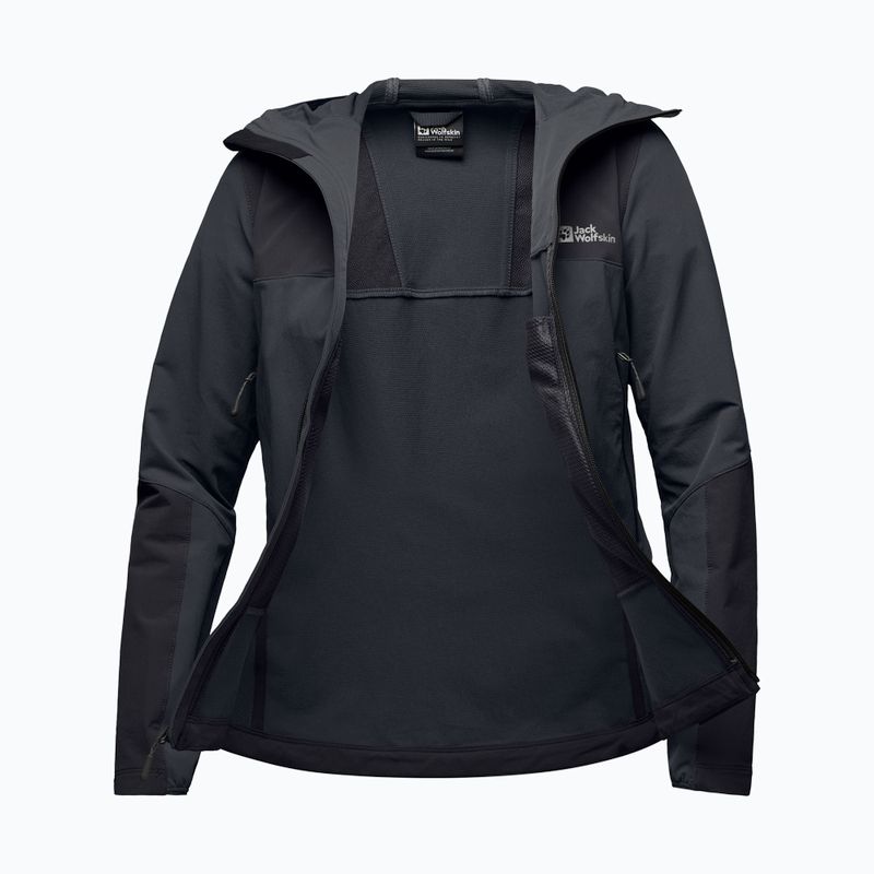 Jack Wolfskin női softshell kabát Andur fekete 7