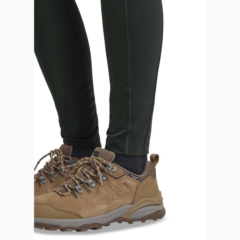 Jack Wolfskin női trekking nadrág Klintal Tights fekete 6