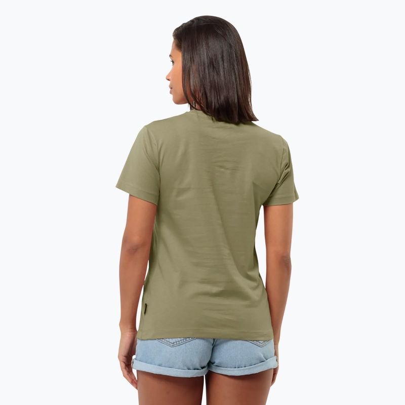 női póló Jack Wolfskin Discover Heart bay leaf 2