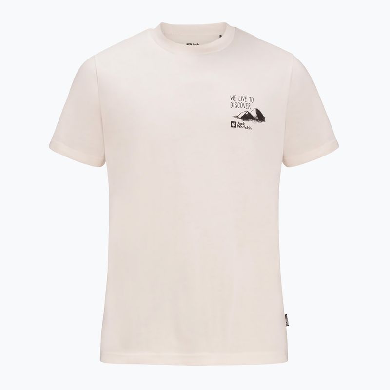 Férfi póló Jack Wolfskin Discover sea shell 4