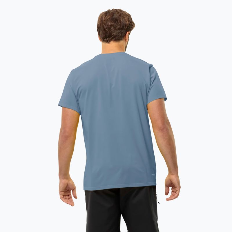 férfi trekking póló  Jack Wolfskin Prelight Trail elemental blue 2