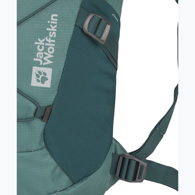 Jack Wolfskin Cyrox Shape 15 l túra hátizsák jáde zöld 6
