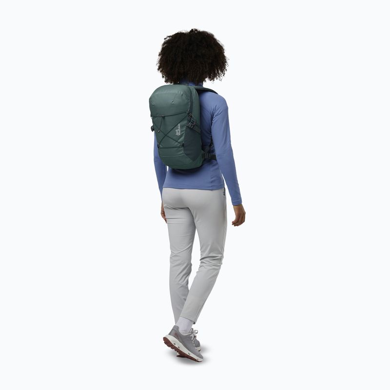 Jack Wolfskin Cyrox Shape 15 l túra hátizsák jáde zöld 12