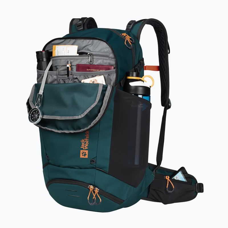 Jack Wolfskin Moab Jam Shape 30 l tengerzöld kerékpáros hátizsák 3