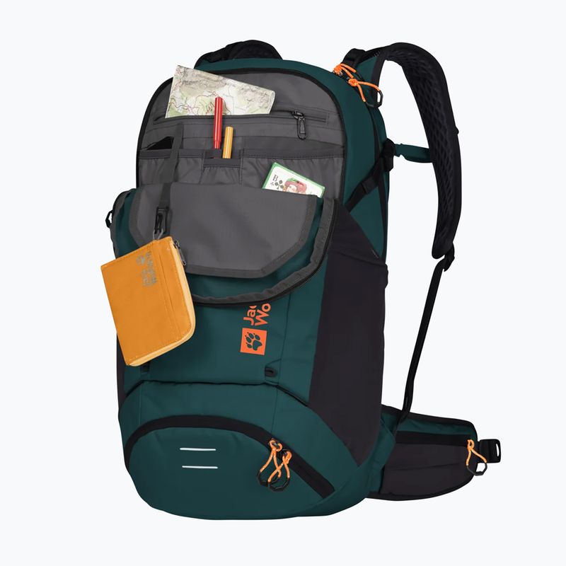 Jack Wolfskin Moab Jam Shape 25 l tengerzöld kerékpáros hátizsák 3