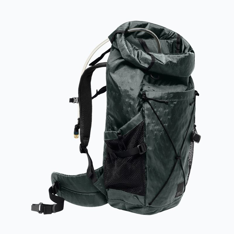 Jack Wolfskin Wandermood Rolltop 30 l túrahátizsák pala zöld túra hátizsák 2