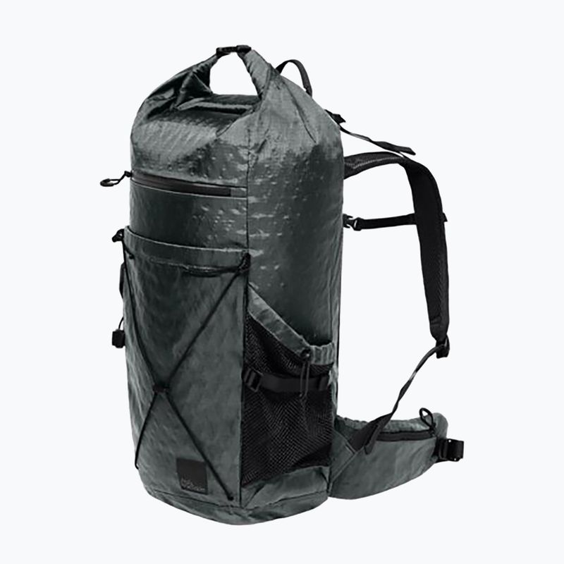 Jack Wolfskin Wandermood Rolltop 30 l túrahátizsák pala zöld túra hátizsák 3