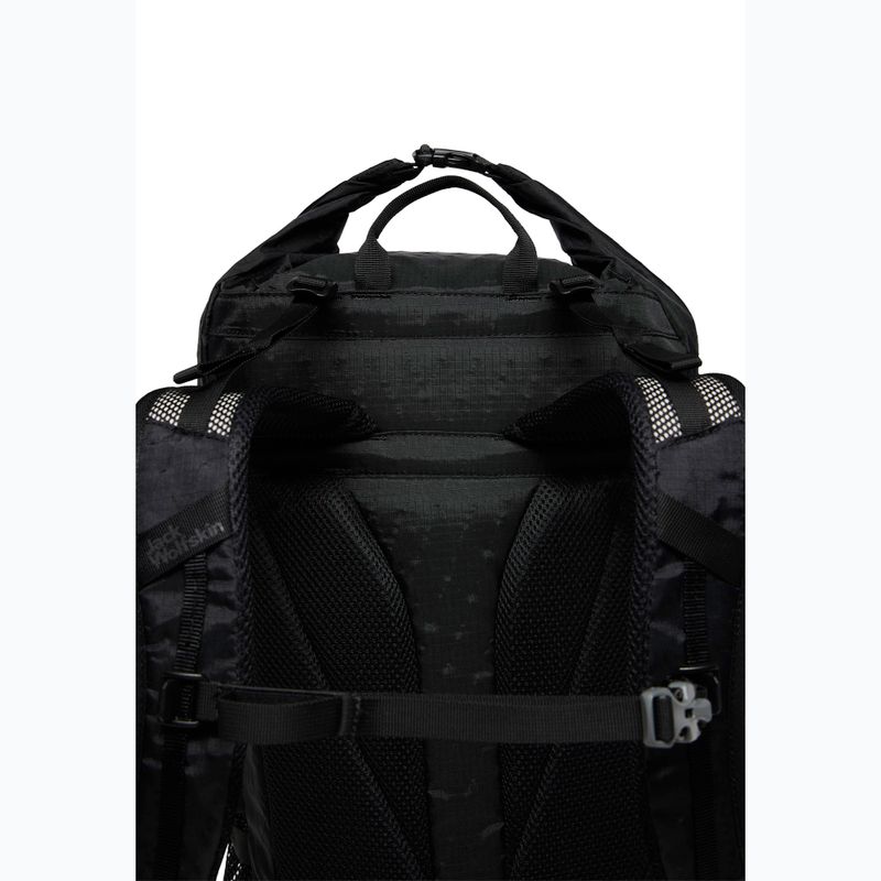 Jack Wolfskin Wandermood Rolltop 30 l túra hátizsák gránit fekete 7