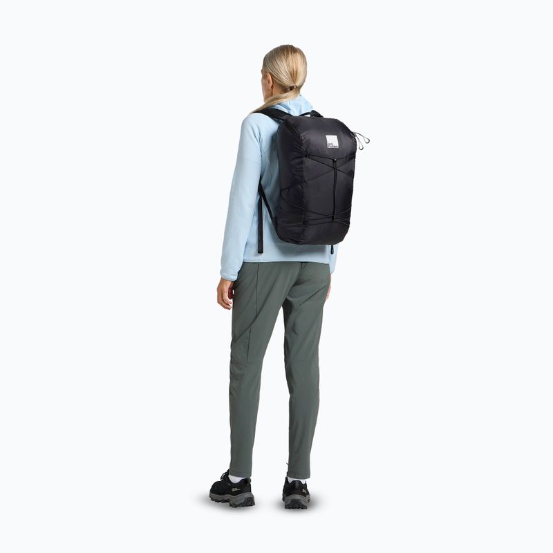 Jack Wolfskin Wandermood Packable 24 l hátizsák gránit fekete 10