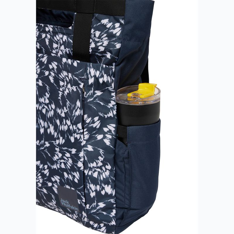 Jack Wolfskin Ebental 15 l levelek éjszakai kék városi hátizsák 5