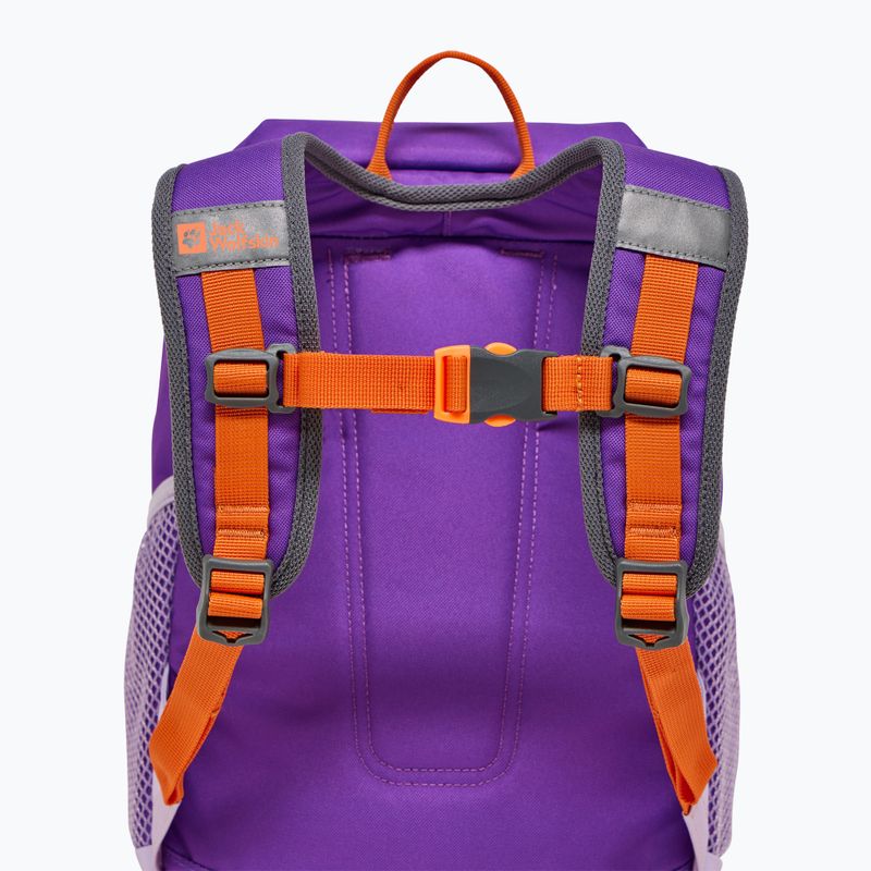 Jack Wolfskin Erlebnis 11 l tenger rózsaszínű gyerek hátizsák 5