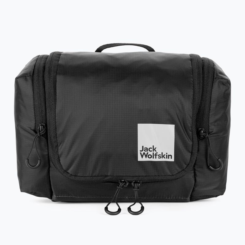 Jack Wolfskin Wandermood Washbag utazó kozmetikai táska gránit fekete