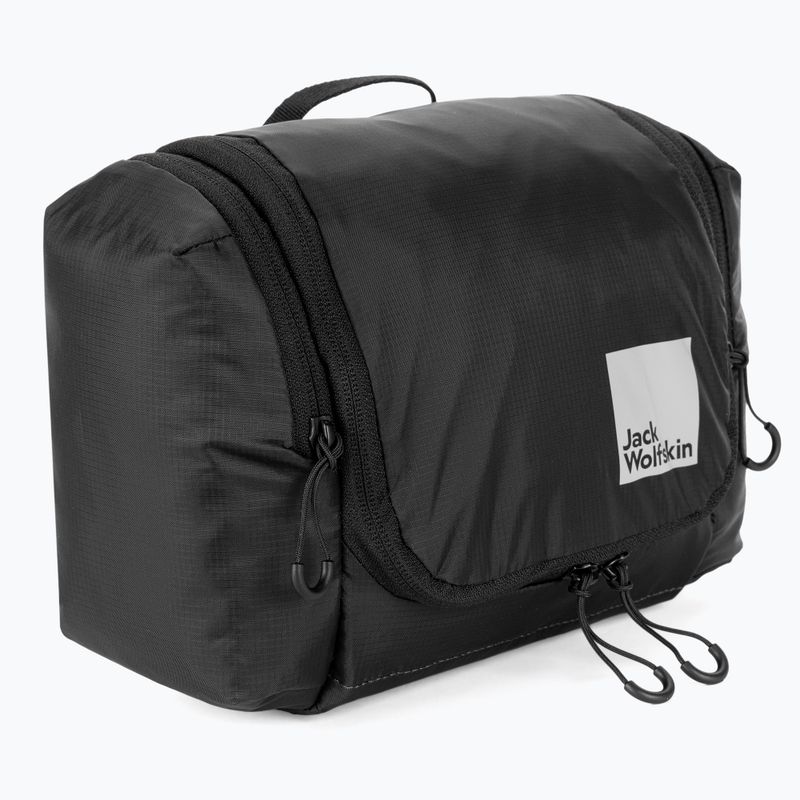 Jack Wolfskin Wandermood Washbag utazó kozmetikai táska gránit fekete 2