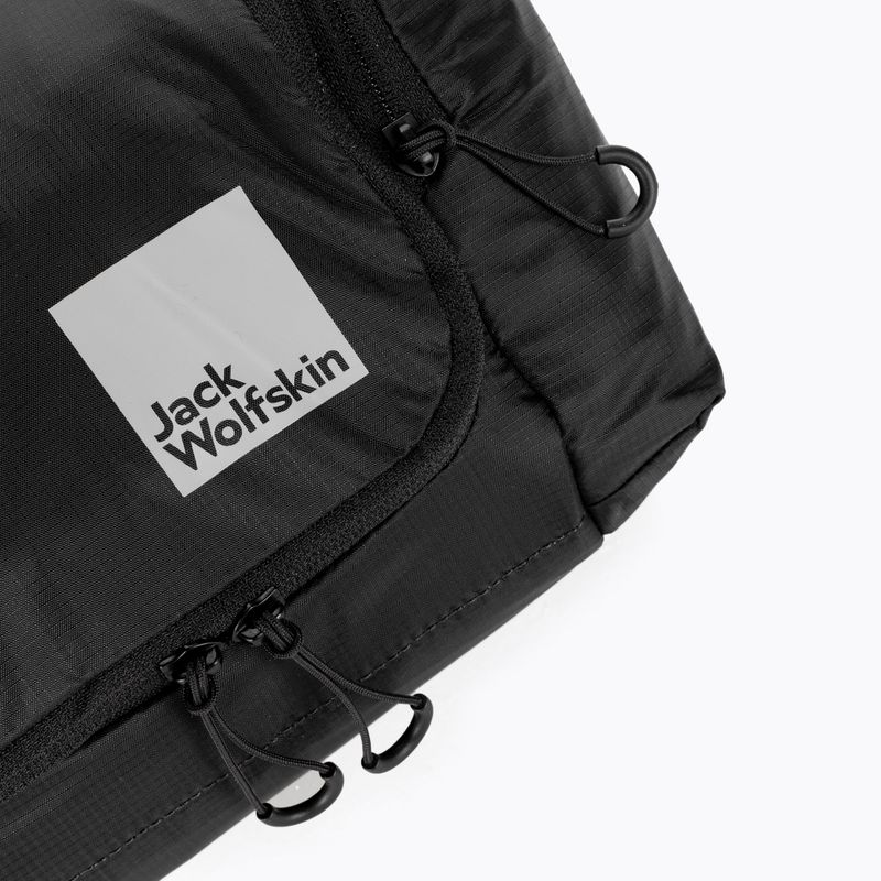 Jack Wolfskin Wandermood Washbag utazó kozmetikai táska gránit fekete 4