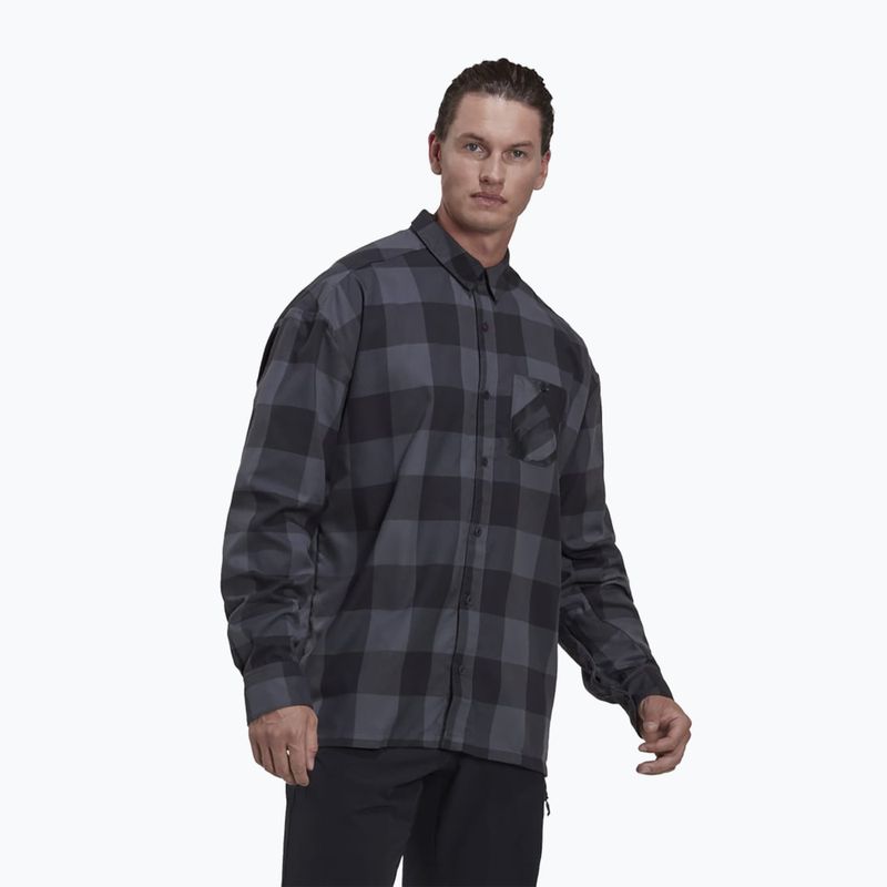 Kerékpáros felső adidas FIVE TEN Brand of the Brave Flannel grey six/black 3