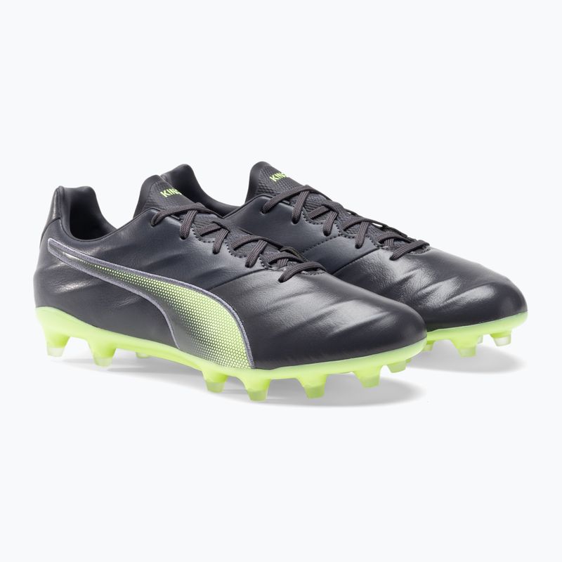PUMA King Pro 21 FG férfi futballcipő fekete-zöld 106549 05 4