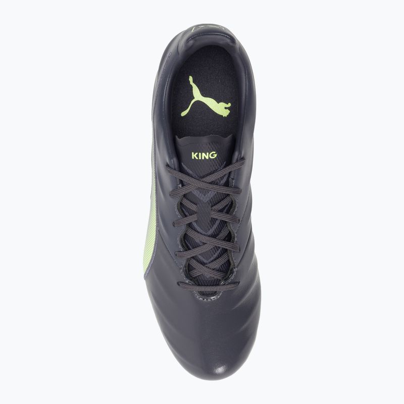 PUMA King Pro 21 FG férfi futballcipő fekete-zöld 106549 05 6