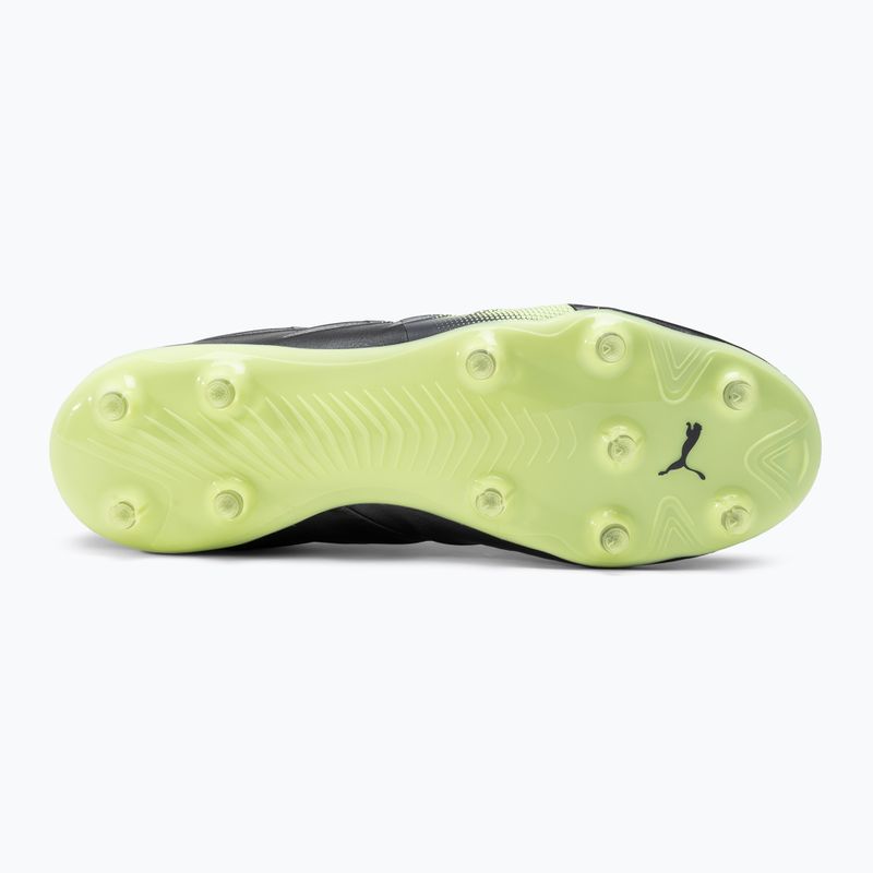 PUMA King Platinum 21 FG/AG férfi futballcipő fekete-zöld 106478 05 5