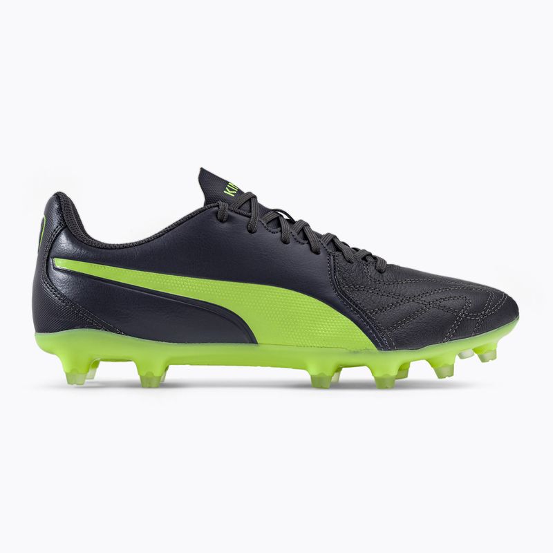 PUMA King Hero 21 FG férfi futballcipő fekete-zöld 106554 05 2