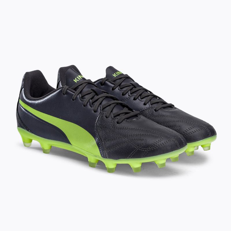 PUMA King Hero 21 FG férfi futballcipő fekete-zöld 106554 05 4
