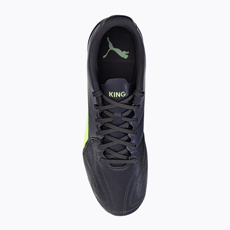PUMA King Hero 21 FG férfi futballcipő fekete-zöld 106554 05 6