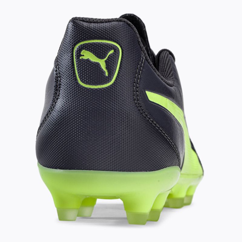 PUMA King Hero 21 FG férfi futballcipő fekete-zöld 106554 05 8