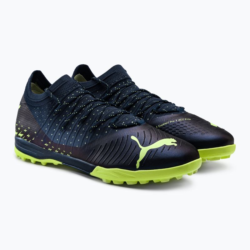 PUMA Future Z 1.4 Pro Cage férfi futballcipő fekete-zöld 106992 01 5