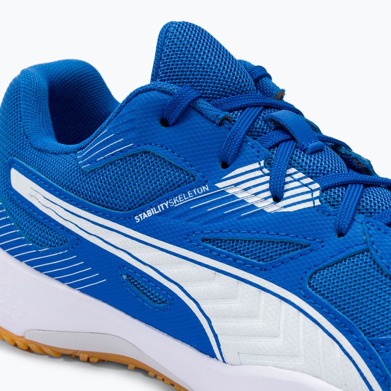 PUMA Solarflash Jr II kék-fehér gyermek röplabda cipő 10688303 9