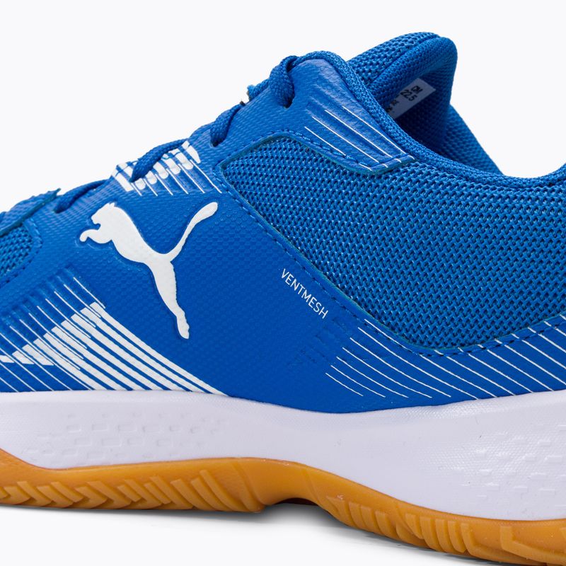 PUMA Solarflash Jr II kék-fehér gyermek röplabda cipő 10688303 10