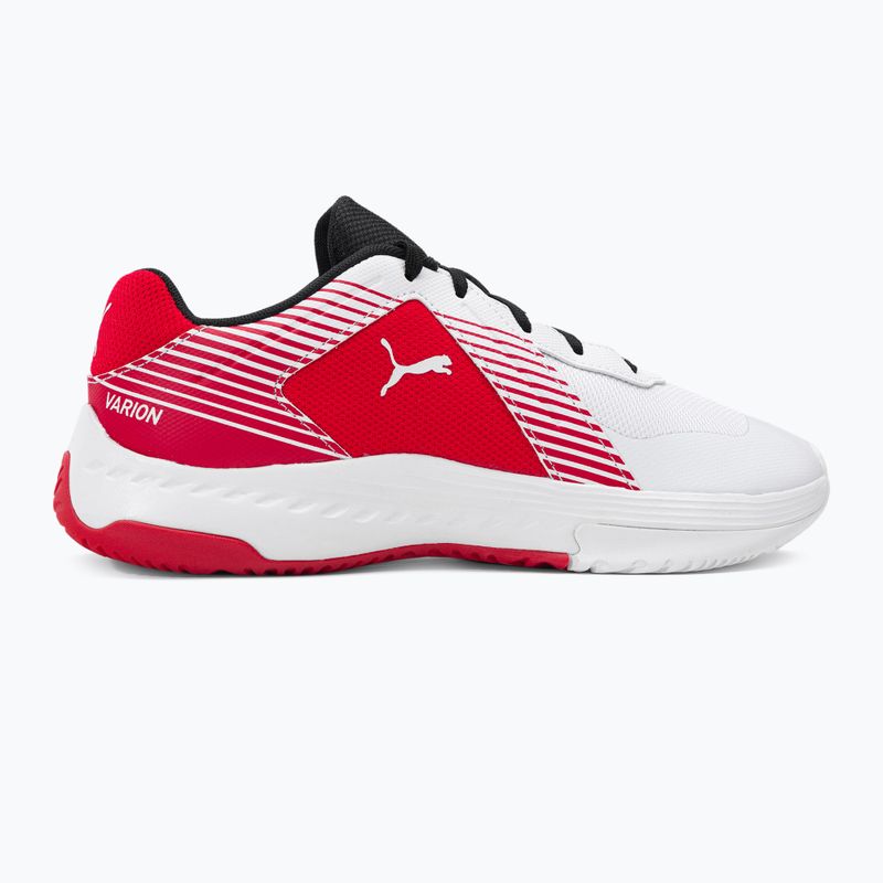 PUMA Varion Jr fehér-piros gyermek röplabda cipő 10658507 2