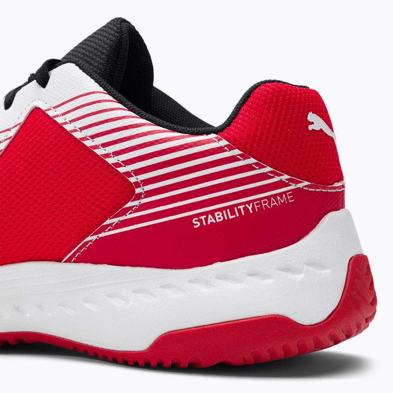 PUMA Varion Jr fehér-piros gyermek röplabda cipő 10658507 10