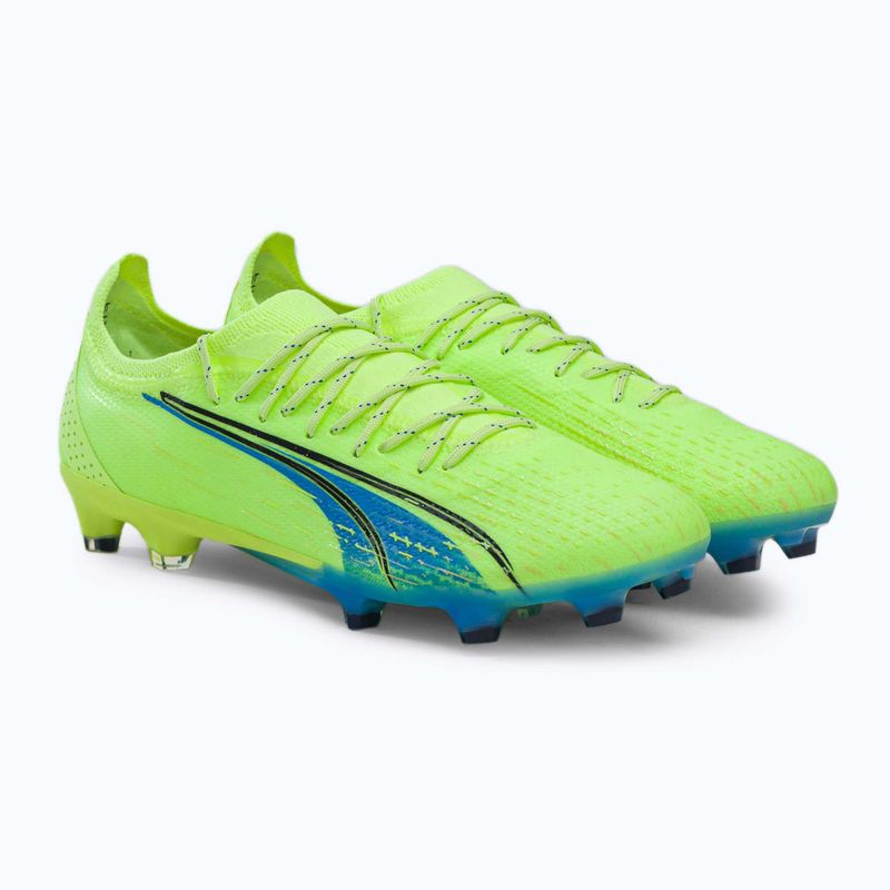 Férfi PUMA Ultra Ultimate FG/AG futballcipő zöld 106868 01 4