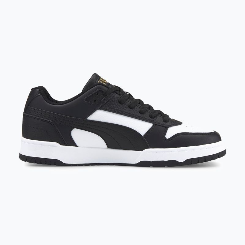 PUMA RBD Game Alacsony cipő puma fekete / puma fehér / puma team gold
