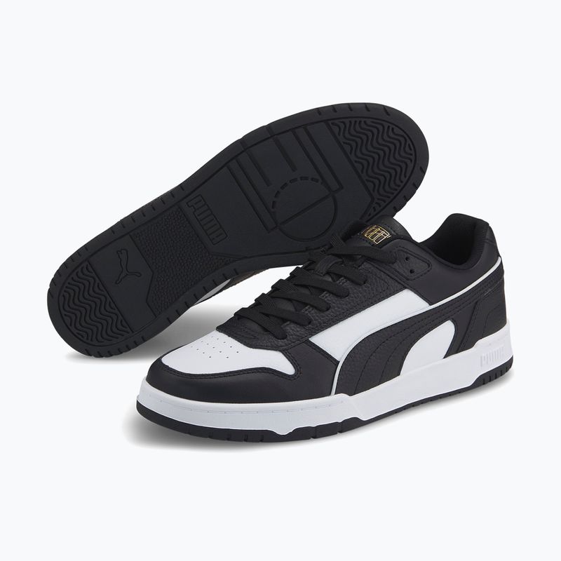 PUMA RBD Game Alacsony cipő puma fekete / puma fehér / puma team gold 2