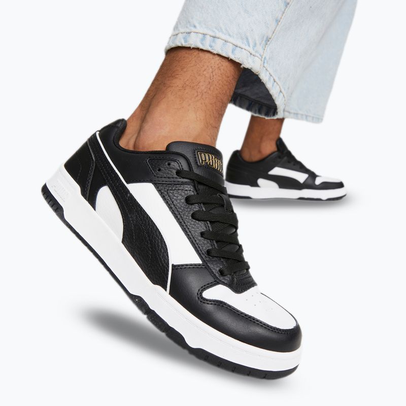 PUMA RBD Game Alacsony cipő puma fekete / puma fehér / puma team gold 4