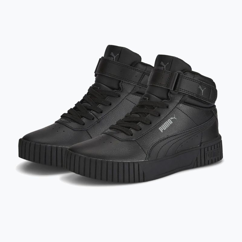 Gyerek cipő PUMA Carina 2.0 Mid Jr puma black/puma black/dark shadow 8