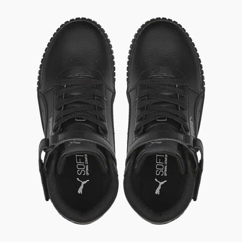 Gyerek cipő PUMA Carina 2.0 Mid Jr puma black/puma black/dark shadow 12