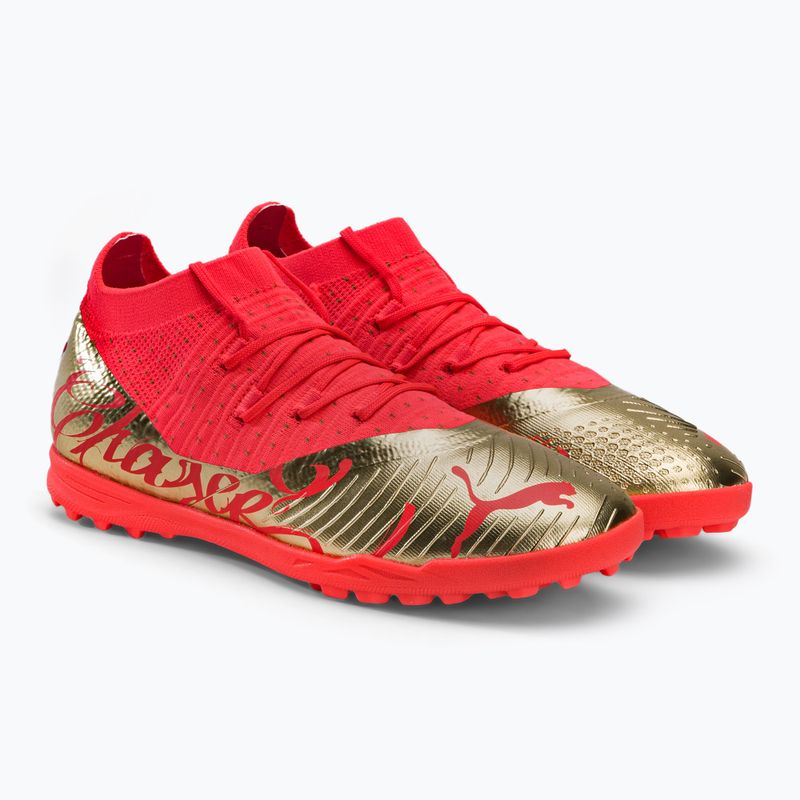 Gyermek focicipő PUMA Future Z 3.4 Neymar Jr. TT narancs és arany 107108 01 4