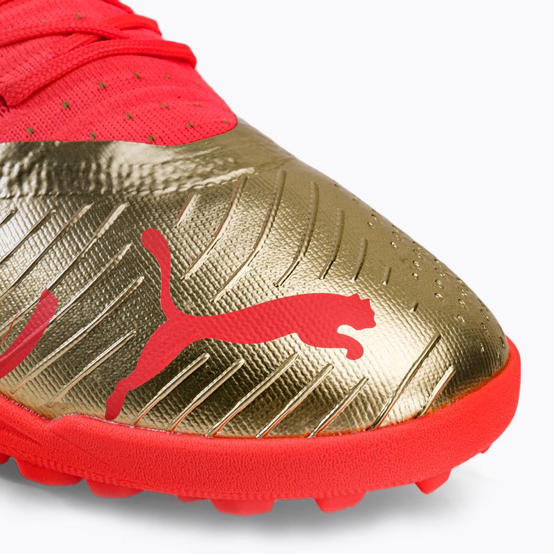 Gyermek focicipő PUMA Future Z 3.4 Neymar Jr. TT narancs és arany 107108 01 7