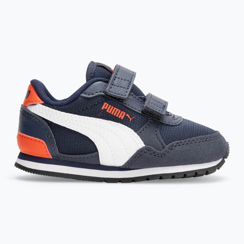 PUMA ST Runner v3 Mesh V Inf gyermekcipő pávatarka/puma fehér/puma piros 2