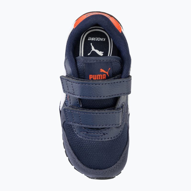 PUMA ST Runner v3 Mesh V Inf gyermekcipő pávatarka/puma fehér/puma piros 5