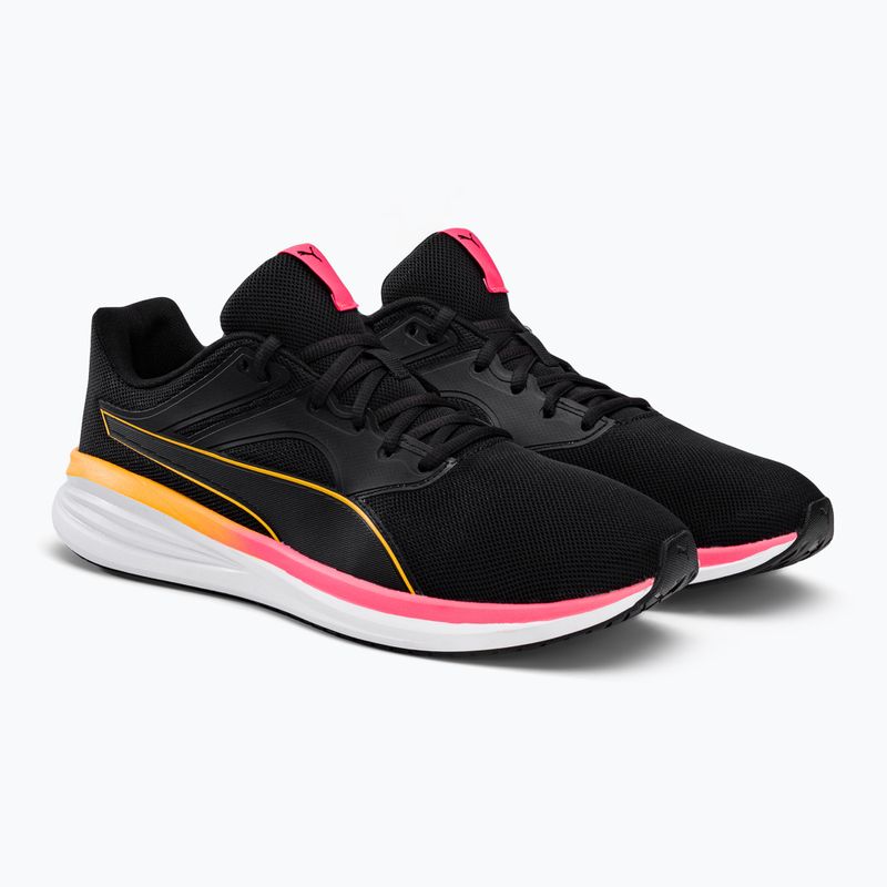 PUMA Transport fekete-sárga férfi futócipő 377028 06 4