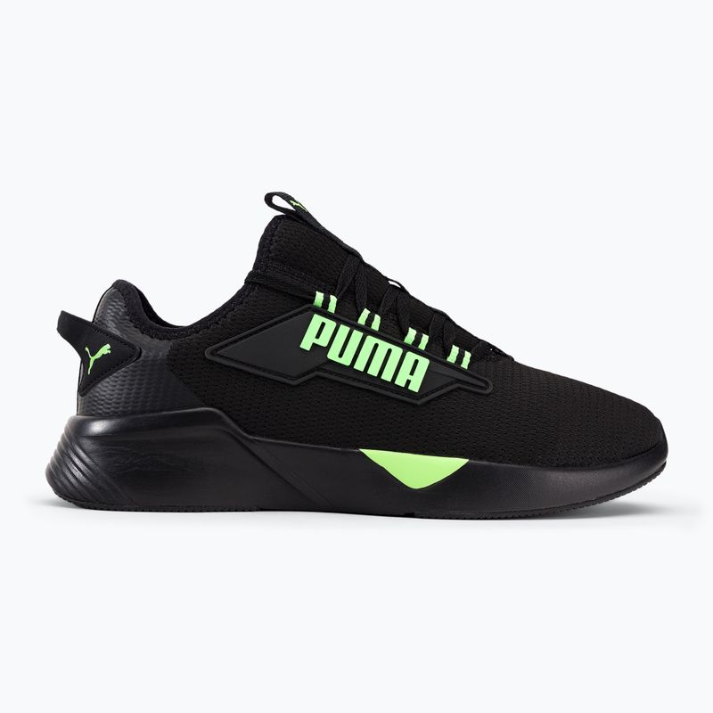 Férfi futócipő PUMA Retaliate 2 fekete-zöld 376676 23 2