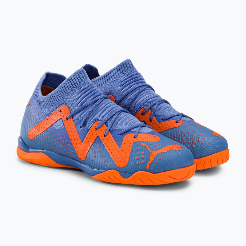 PUMA Future Match IT+Mid JR gyermek focicipő kék/narancs 107198 01 4