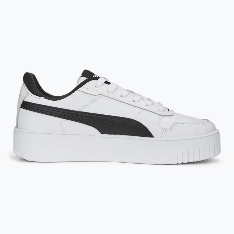 PUMA Carina Street női cipő puma fehér/puma fekete/puma ezüst 2