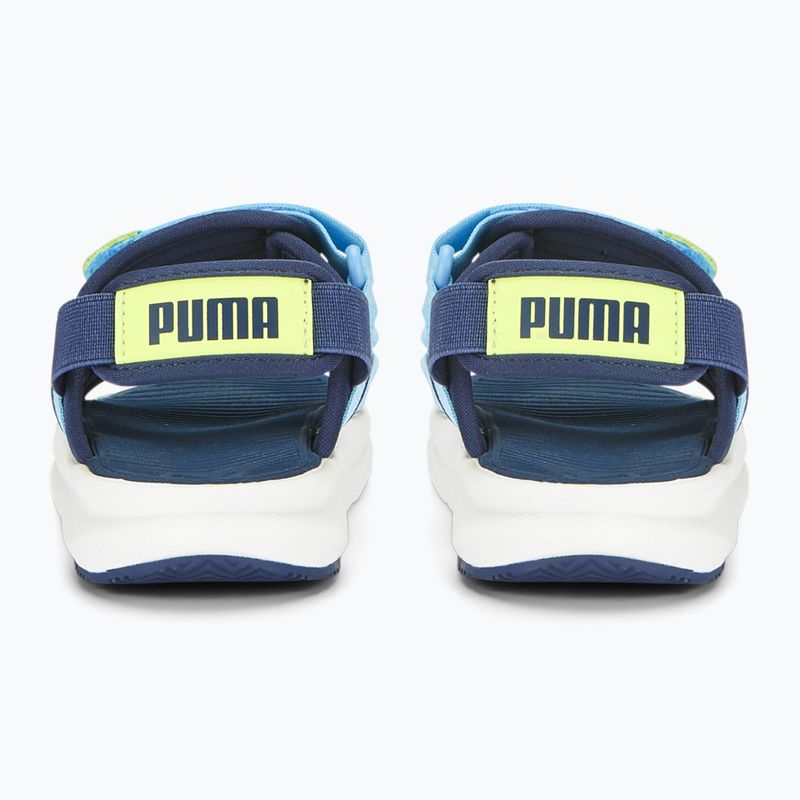 PUMA Evolve PS sötét éjszaka / hős kék / liliomos gyermek szandálok 11