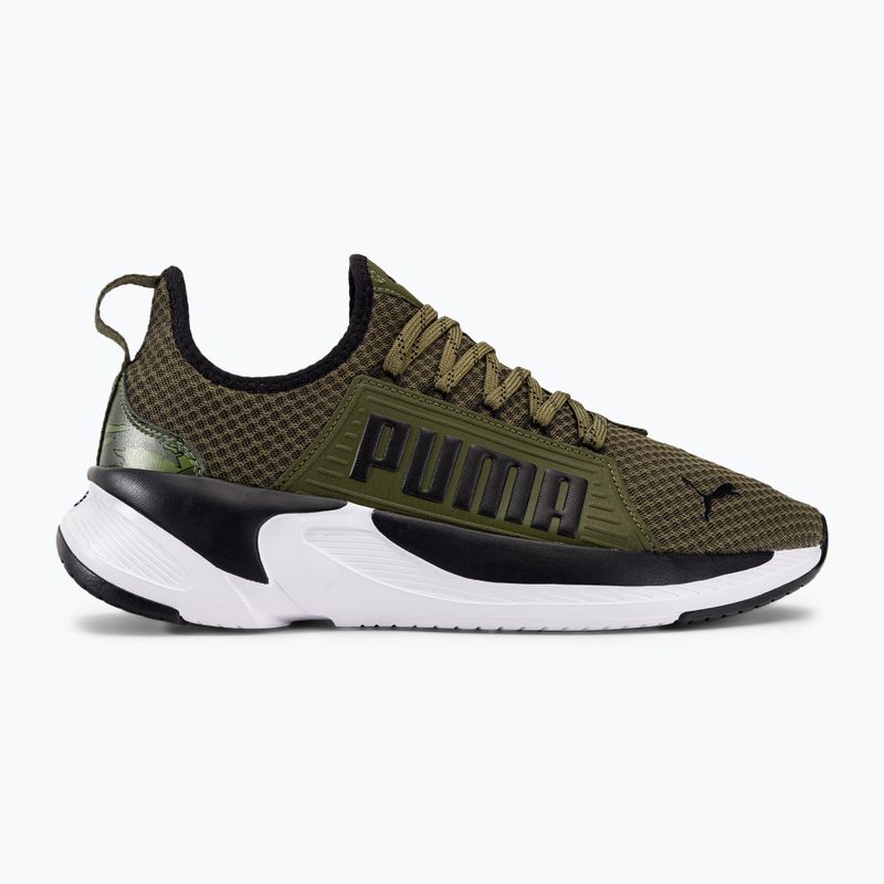 Férfi edzőcipők PUMA Softride Premier Slip On Tiger Camo zöld 378028 03 4