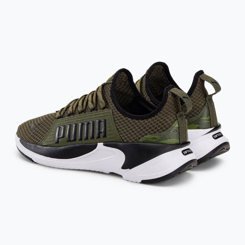 Férfi edzőcipők PUMA Softride Premier Slip On Tiger Camo zöld 378028 03 5