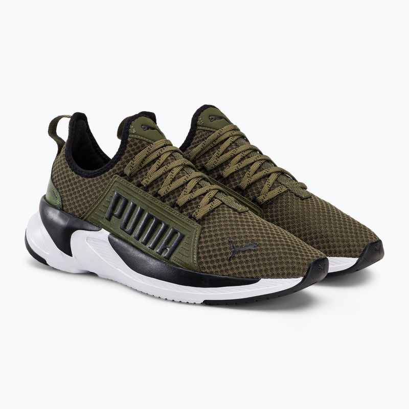 Férfi edzőcipők PUMA Softride Premier Slip On Tiger Camo zöld 378028 03 6